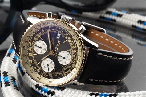 breitling gold navitimer|breitling navitimer gold price.